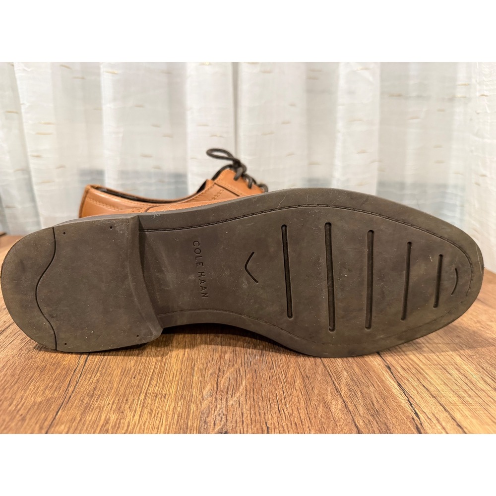 Cole Haan Men's Dustin Cap Toe‎ Brogue Oxford British Tan Style C25806 Men's 8.5 - Picture 5 of 10